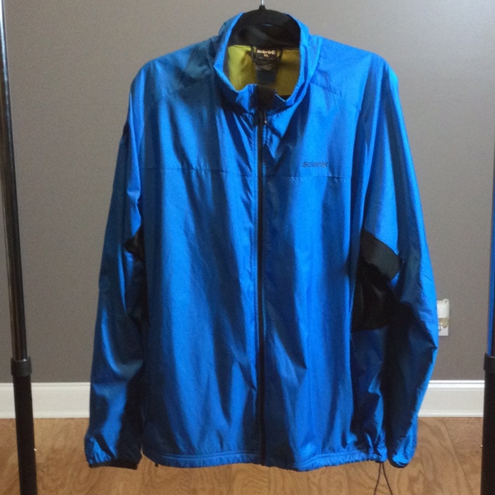 XL Solaris turquoise wind breaker jacket